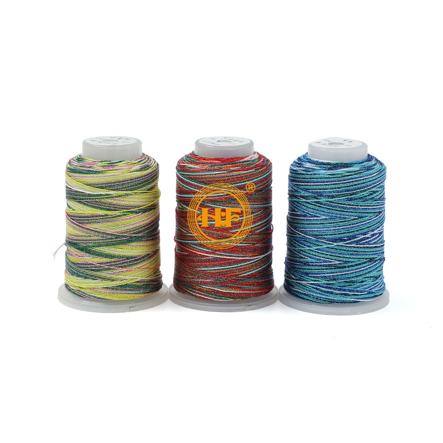 METALLIC YARN MULITI COLOR TWIST YARN